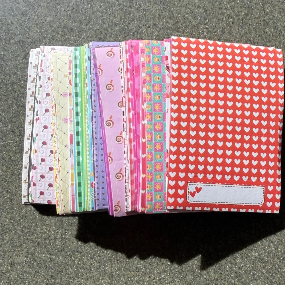 HP Sprocket 2x3 50 Sheets Zink Sticky Back Decorative Borders Hearts